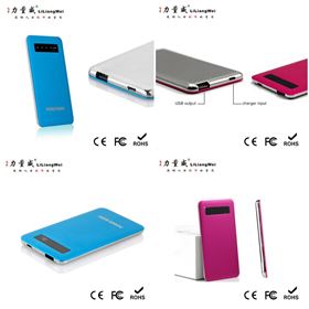 超薄聚合物移動電源 鋁殼移動電源充電寶定制