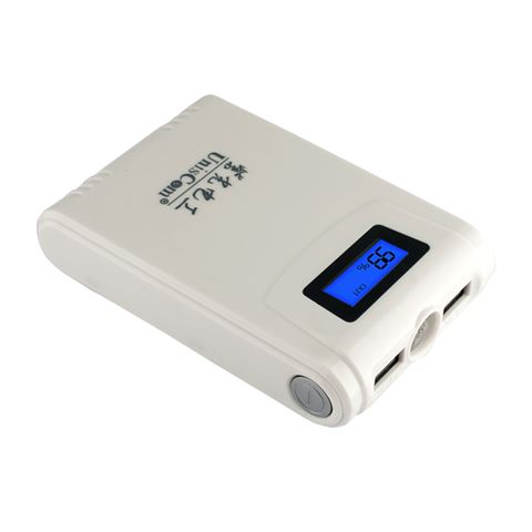 力量威 圣誕帶液晶屏移動(dòng)電源10000毫安多功能安全充電寶