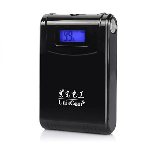 力量威 圣誕帶液晶屏移動(dòng)電源10000毫安多功能安全充電寶