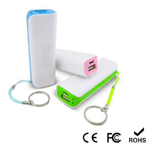 廠家訂制 單節(jié)鑰匙環(huán)掛繩移動(dòng)電源 羅馬式 攜帶方便 急應(yīng)充電