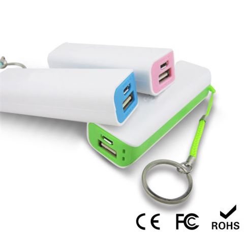 廠家訂制 單節(jié)鑰匙環(huán)掛繩移動(dòng)電源 羅馬式 攜帶方便 急應(yīng)充電