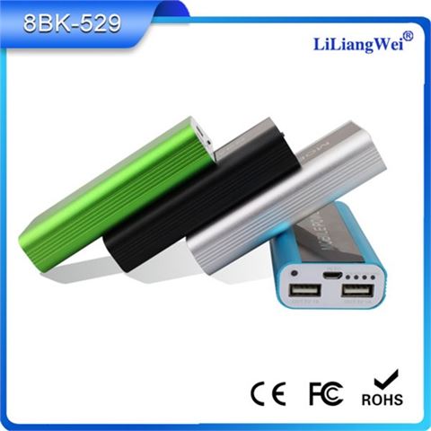 鋁殼移動電源5200毫安 移動電源充電寶定制禮品