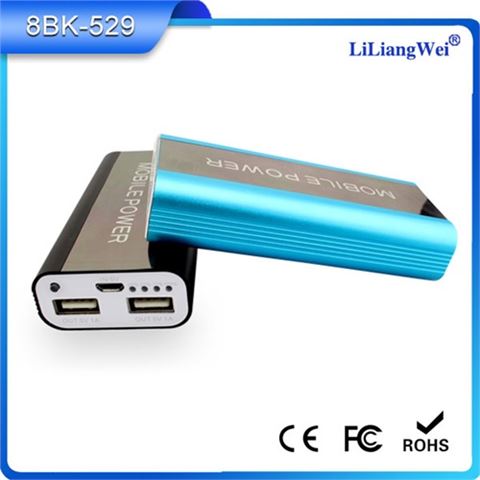 鋁殼移動電源5200毫安 移動電源充電寶定制禮品