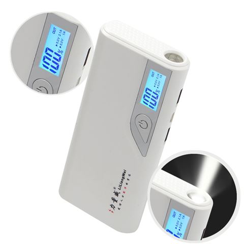 液晶顯示LCD迷你移動電源15000m毫安通用充電寶