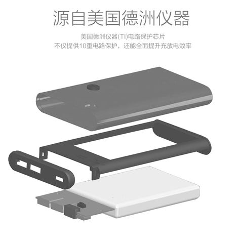 新款專利私模TYPE-C數(shù)顯8000毫安鋁合金外殼移動電源高通快充移動電源